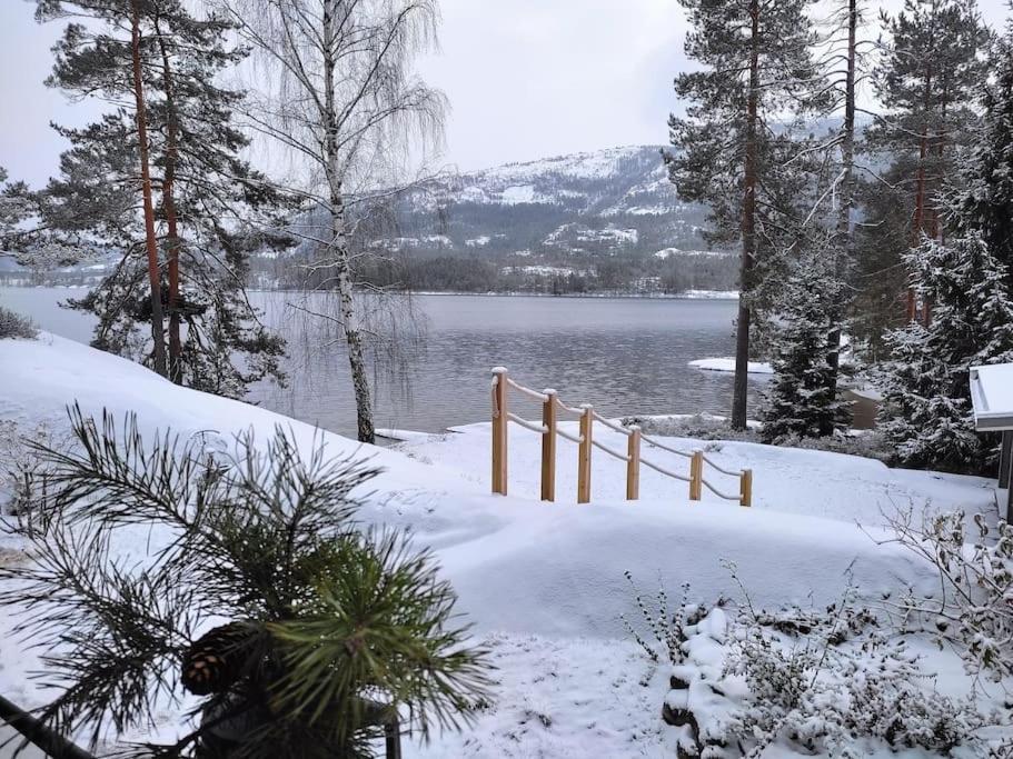 Hytte Ved Vravatnet I Vradal Luaran gambar