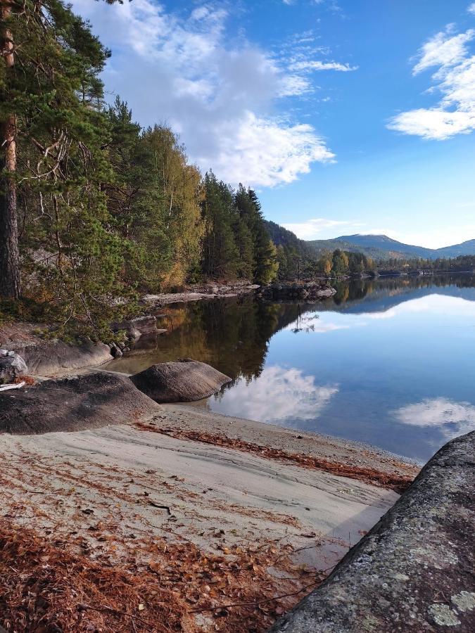 Hytte Ved Vravatnet I Vradal Luaran gambar
