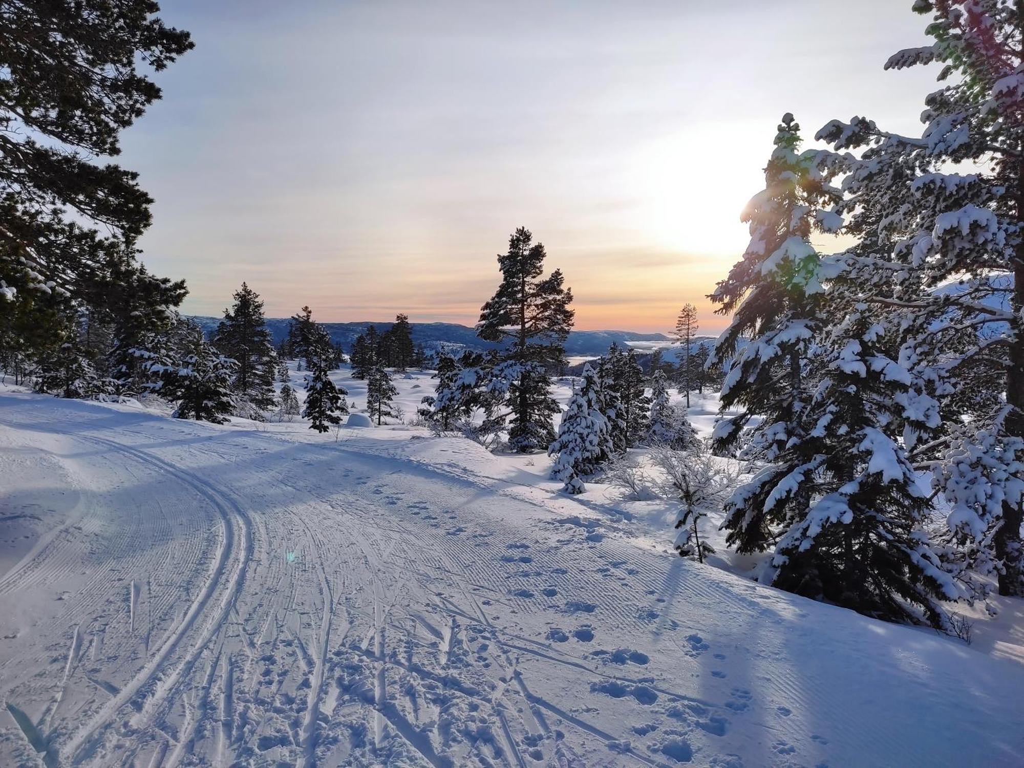 Hytte Ved Vravatnet I Vradal Luaran gambar